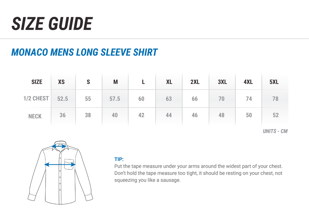 Kiwirail Monaco Mens Long Sleeve Shirt