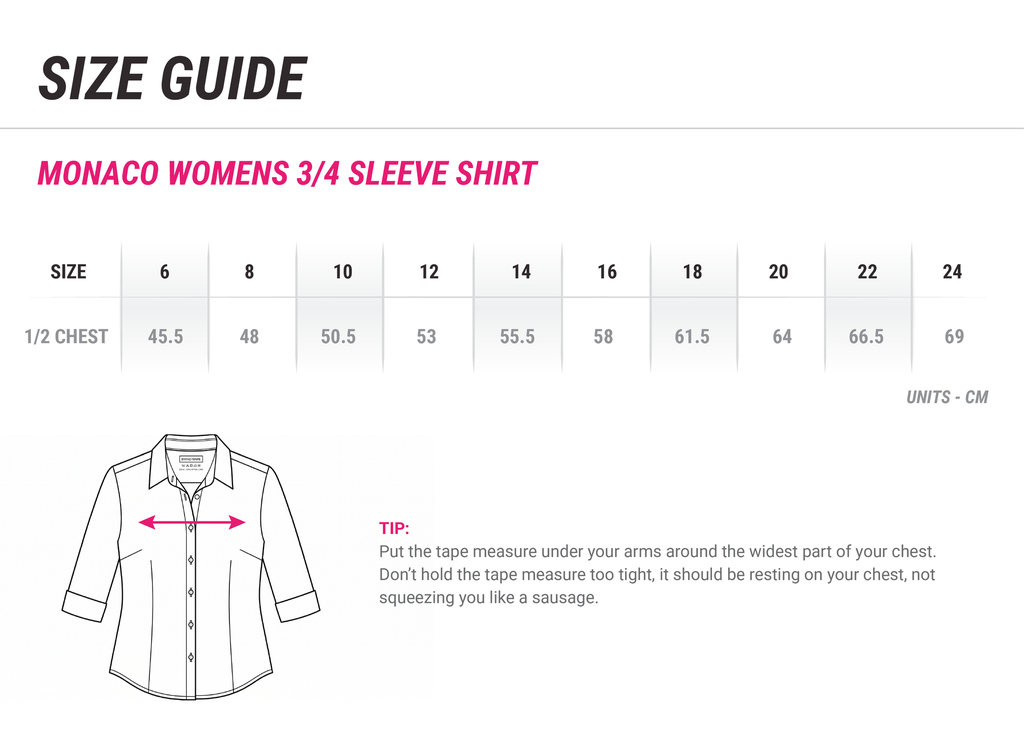 Kiwirail Monaco Womens 3/4 Sleeve Shirt